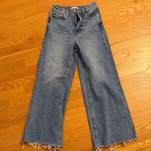 Pistola Distressed Blue Flare Jeans